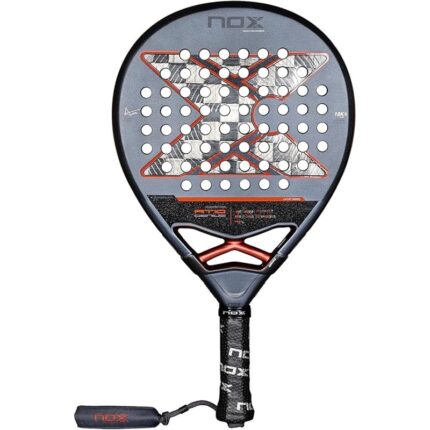 Pala de Pádel Nox AT10 Luxury Genius 2025 18K Alum Lágrima Carbono Alum 3D Spin