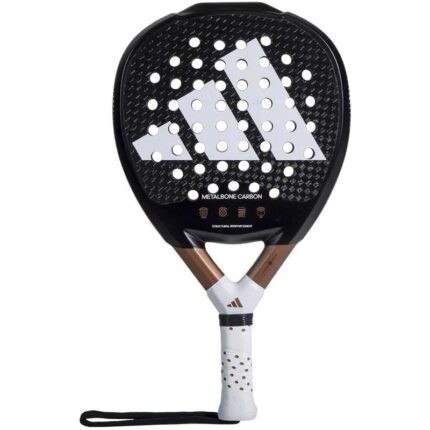 Pala de pádel Adidas Metalbone Carbon SS23 Negra/Bronce/Blanca